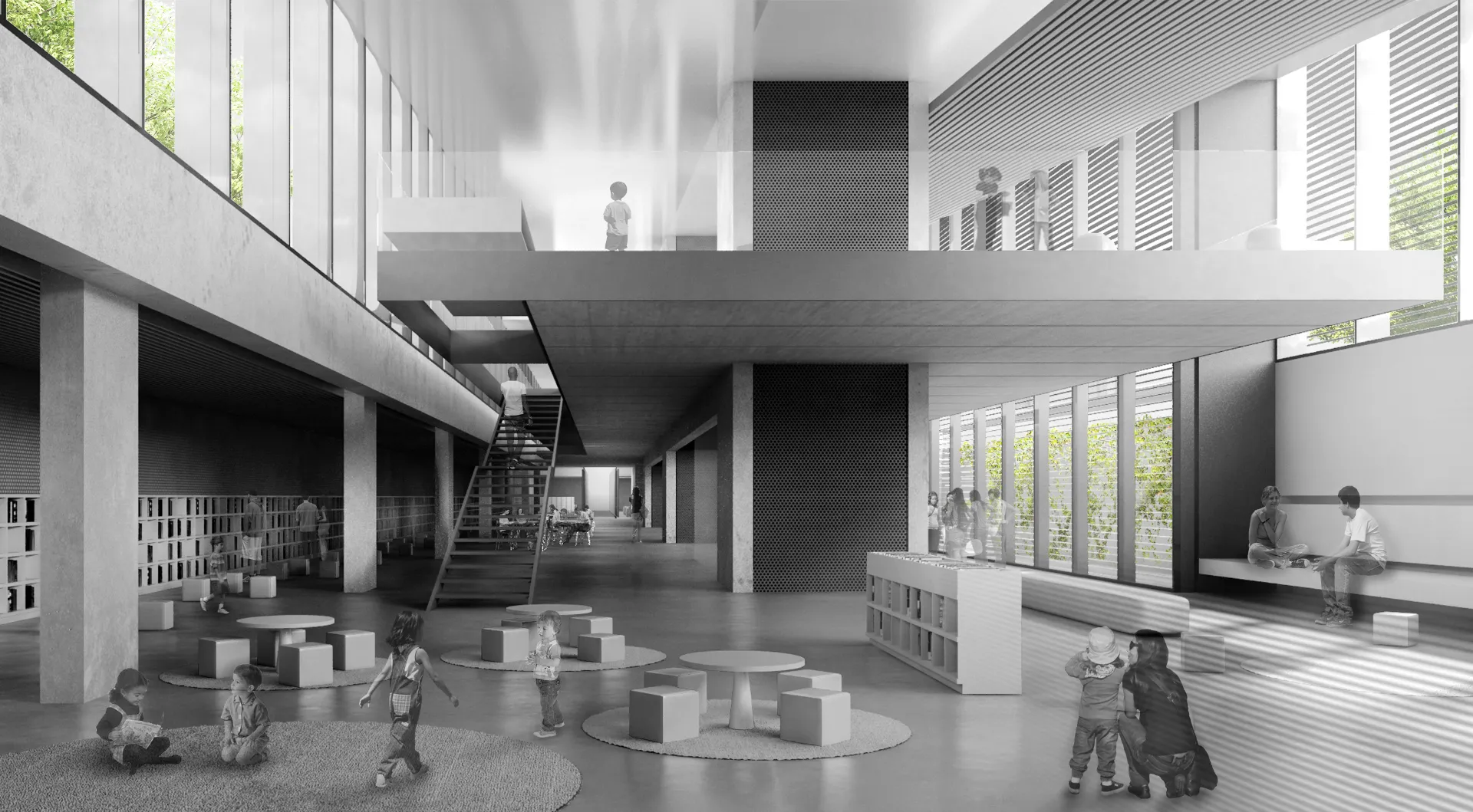 Biblioteca publica a Lausanne. Nitidus