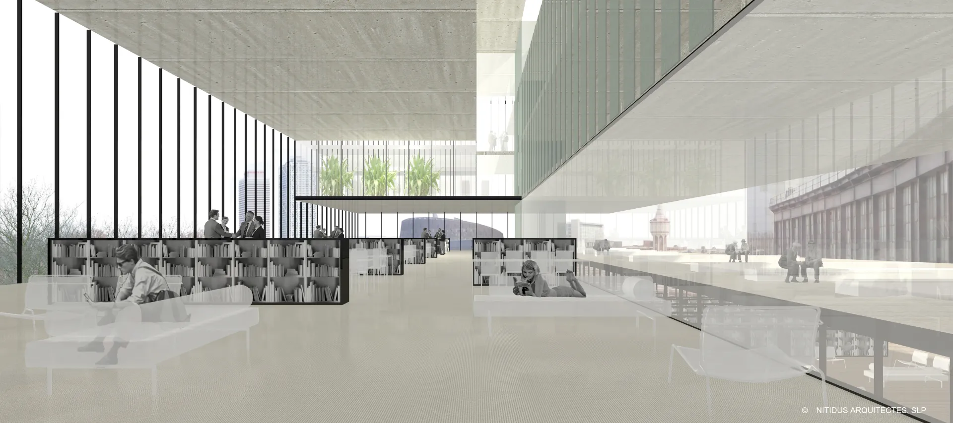 Biblioteca pública le l'Estat a Barcelona. Nitidus