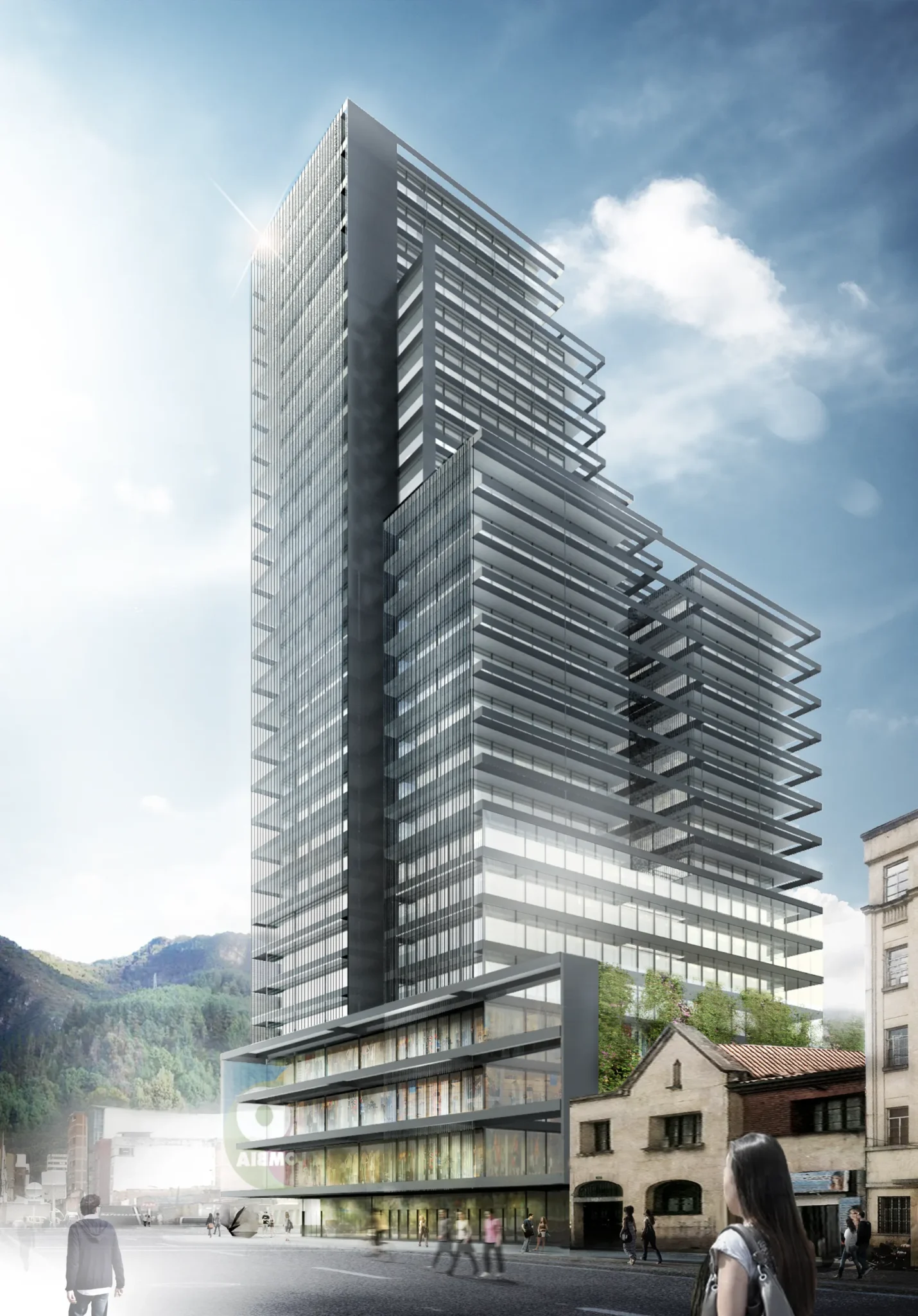 Torre residencial i administrativa a Bogotà. Nitidus